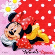 serwetka decoupage Myszka Minnie