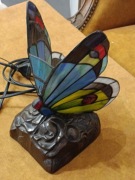 Piekna amerykanska lampa nocna na biurko do sypialni ochrona oczu Tiffany