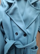 Płaszczyk damski niebieski