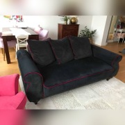 Elegancka kanapa grafitowa ARIS CONCEPT