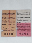 Magnes Bilet Friedeberg N.M. Stadt (Strzelce Krajeńskie) - Berlin Stadtbahn