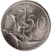 RPA 50 centów 1970 (SOUTH AFRICA - SUID-AFRIKA), KM# 87, UNC