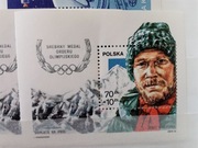 fi 136 ** Srebrny medal Orderu Olimpijskiego dla Jerzego Kukuczki blok 1988