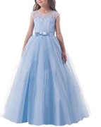 Sukienka 140rom. Błękitna, (177&nr)