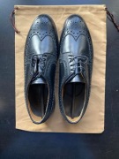 Buty Meermin, brogsy szyte ramowo, nowe 6,5 UK   