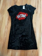 Sukienka cekinowa134-140