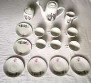 Serwis komplet kawowy herbaciany dla 6 osób 15 elementów odbiór Poznań