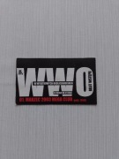 Unikatowy bilet wstępu na koncert WWO z marca 2003r - dla kolekcjonera 