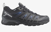 EXVANTAGE WATERPROOF Męskie - Buty turystyczne czarne z niebieskim  42 3/4
