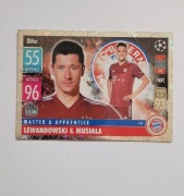 Karta topps Lewandowski & Musiala master & apprentice 424