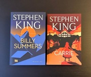 Zestaw STEPHEN KING - Billy Summers + Carrie (barwione brzegi)