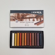 Pastele twarde Lyra Brown Tones – Zestaw 12