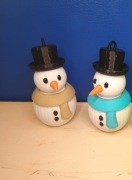 Bałwan druk 3D, bombka na choinkę, Boże Narodzenie 