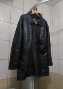 płaszcz męski XL skórzany kurtka skórzana kolor czarny fason klasyczny pros