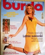 Burda nr 6 z 2001 roku + wykroje / 2001