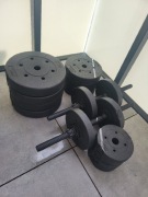 Hantle regulowane, czarne