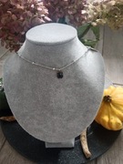 Posrebrzana bransoletka Miś logowana