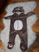 Pluszowy kombinezon w reniferka 