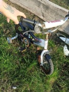 Rowerek dziecięcy z podpórkami 