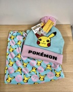 Pokémon Pikachu - komplet / zestaw zimowy czapka komin rękawiczki