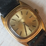 Stary zegarek Roamer Swiss Kolor Złoty 
