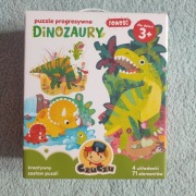 Puzzle Progresywne CzuCzu Dinozaury 