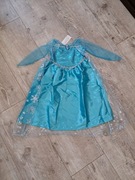 Rozm 122/128 - przebranie, sukienka Elzy, Elsy, Kraina Lodu