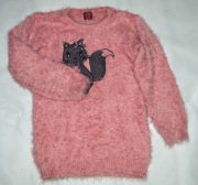 Sweter różowy dla dziewczynki Kik 122