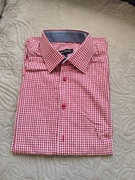 Koszula męska Wólczanka XL czerwona krata