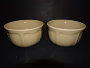 Pruszków, miseczki, kokilki, ceramika PRL, 2 sztuki, vintge