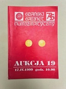 Katalog Gdański Gabinet Numizmatyczny (GGN), Aukcja 19