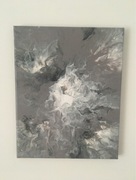 Abstrakcja,pouring,obraz akrylowy,ręcznie malowany