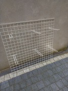 Półka krata metalowa.