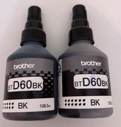 BROTHER WKŁAD TUSZ BUTELKA  LBTD60BK  BLACK ORYGINAŁ PUSTY