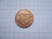 Polska moneta 5 gr groszy 2001