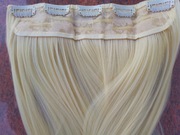 Doczepiane - długie blond włosy