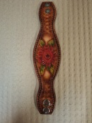 Skórzana bransoletka opaska na nadgarstek 