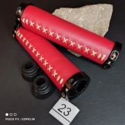 Skórzane gripy, rączki, chwyty do kierownicy 