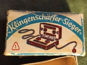 Ostrzałka żyletek, Niemcy, orginał, ładny stan + pudełko