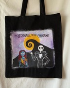 Torba handmade ręcznie malowana bawełna 