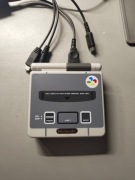 Gameboy advance sp + pokemon Saphir.