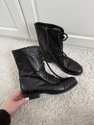 Botki trzewiki skórzane Steve Madden 8 | 39 czarne
