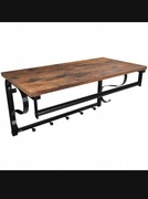 Wieszak wiszący płyta wiórowa MUFART czarny, odcienie brązu