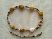 Naszyjnik i bransoletka z jaspisu