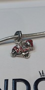 Charm zawieszka - motocykl S925  do bransoletki modułowej