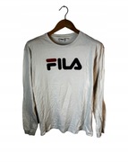 Koszulka z dł rękawem Fila biała z dużym logiem L