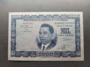 Banknot Gwinea 1000 Pesetas,1969 rok,UNC