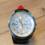 Zegarek D&G Lou DW0033 – Kolekcjonerski Model, Brąz i Czerwień, Okazja