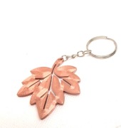 Jesienny Breloczek/Zawieszka Liść Dębu - Rose Gold – Unikatowy Prezent