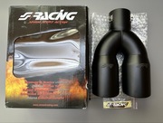 Końcówka rury wydechowej Simoni Racing Trx 92N podwójna osłona czarna